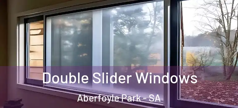  Double Slider Windows Aberfoyle Park - SA