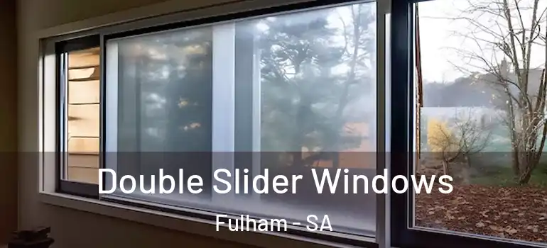 Double Slider Windows Fulham - SA