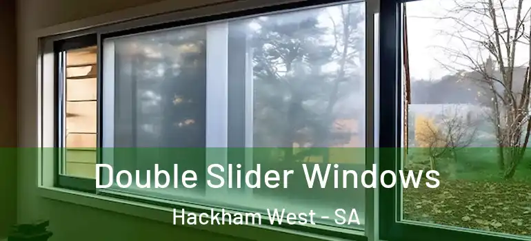  Double Slider Windows Hackham West - SA