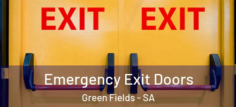  Emergency Exit Doors Green Fields - SA