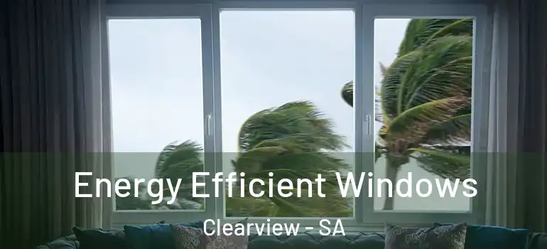 Energy Efficient Windows Clearview - SA
