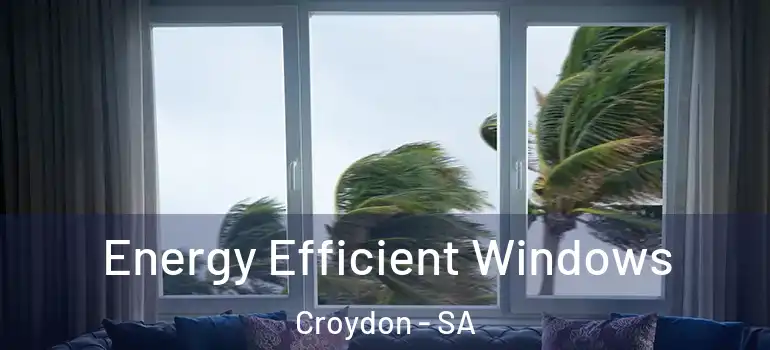 Energy Efficient Windows Croydon - SA