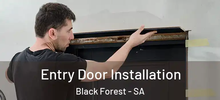 Entry Door Installation Black Forest - SA
