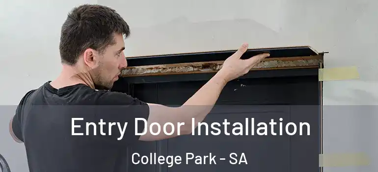 Entry Door Installation College Park - SA