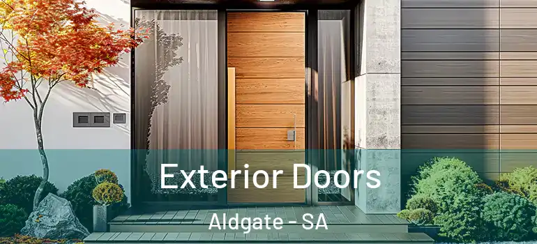  Exterior Doors Aldgate - SA