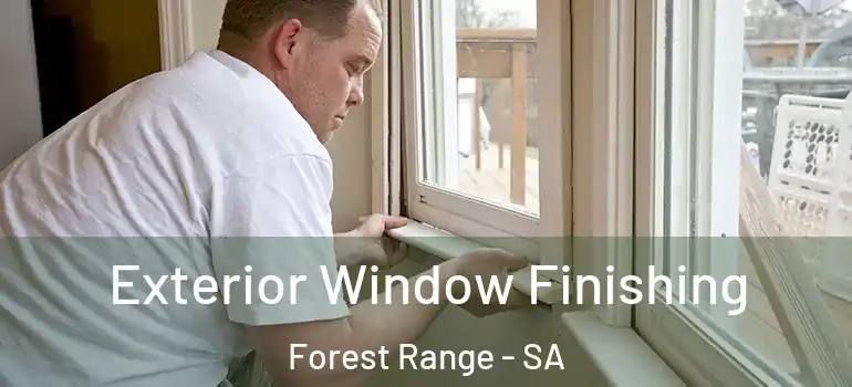 Exterior Window Finishing Forest Range - SA