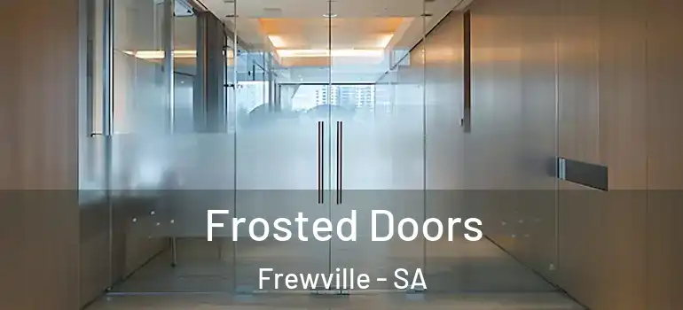 Frosted Doors Frewville - SA