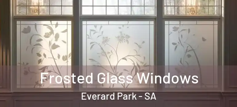 Frosted Glass Windows Everard Park - SA