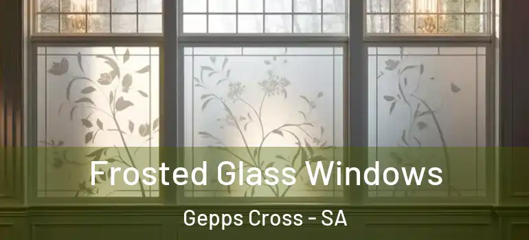 Frosted Glass Windows Gepps Cross - SA