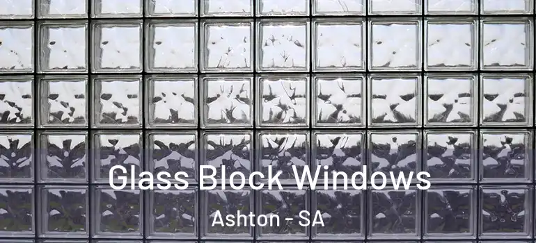 Glass Block Windows Ashton - SA