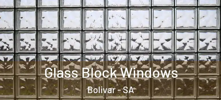Glass Block Windows Bolivar - SA