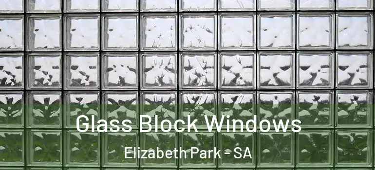 Glass Block Windows Elizabeth Park - SA