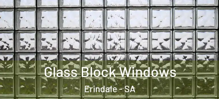 Glass Block Windows Erindale - SA
