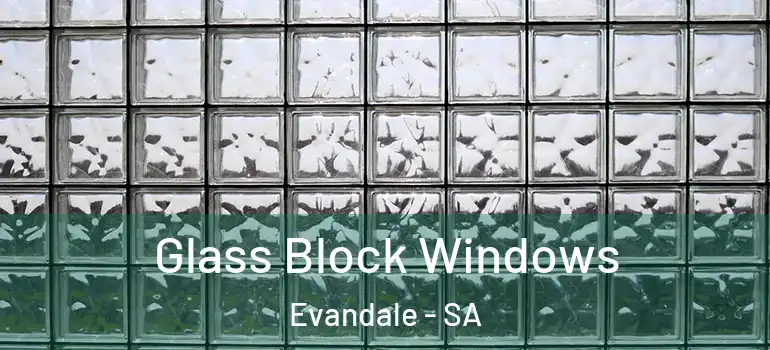 Glass Block Windows Evandale - SA
