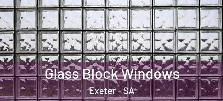 Glass Block Windows Exeter - SA