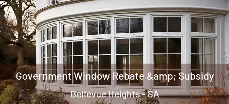 Government Window Rebate & Subsidy Bellevue Heights - SA