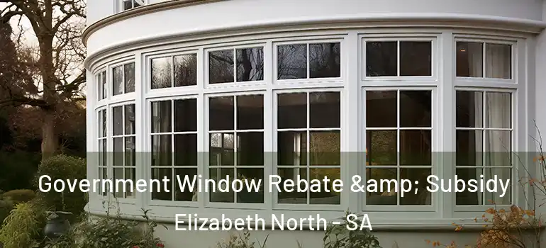 Government Window Rebate & Subsidy Elizabeth North - SA