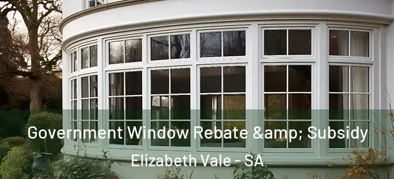Government Window Rebate & Subsidy Elizabeth Vale - SA