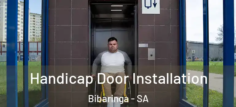  Handicap Door Installation Bibaringa - SA