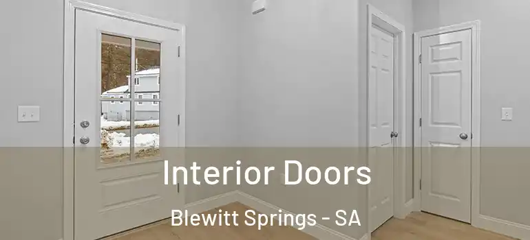 Interior Doors Blewitt Springs - SA
