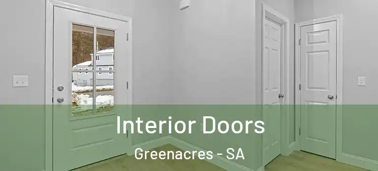 Interior Doors Greenacres - SA