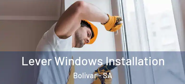 Lever Windows Installation Bolivar - SA