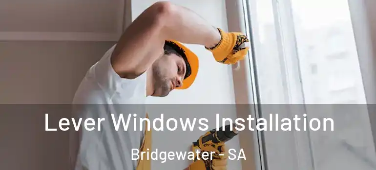 Lever Windows Installation Bridgewater - SA