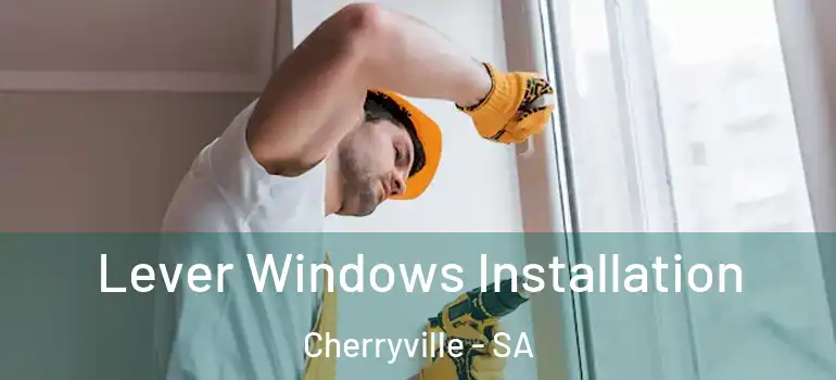 Lever Windows Installation Cherryville - SA