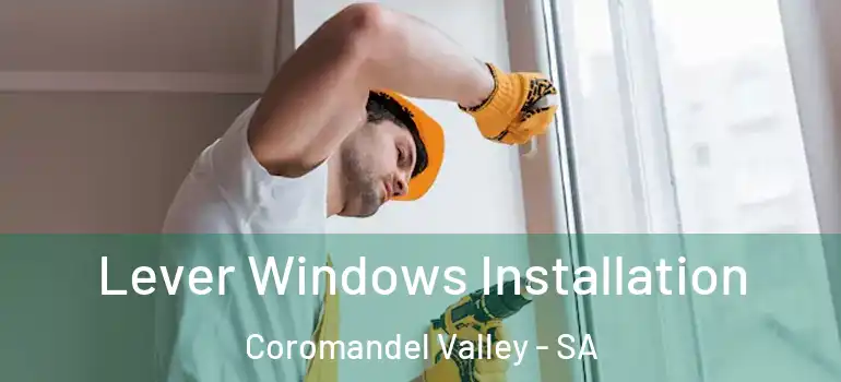 Lever Windows Installation Coromandel Valley - SA