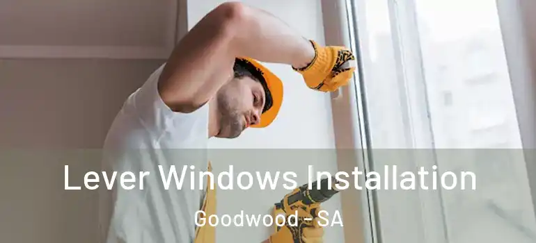 Lever Windows Installation Goodwood - SA