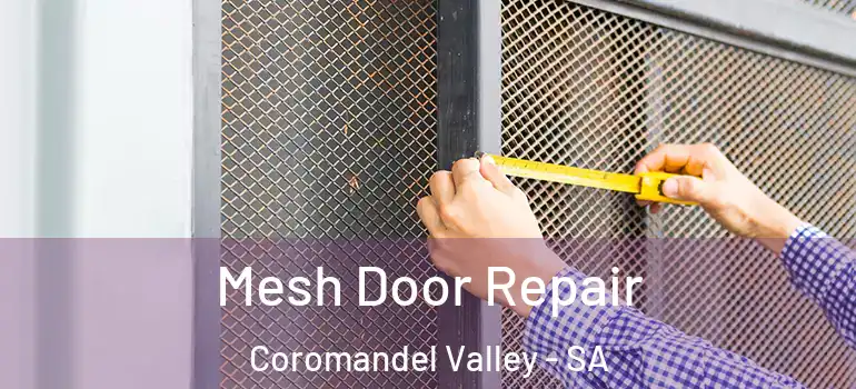 Mesh Door Repair Coromandel Valley - SA