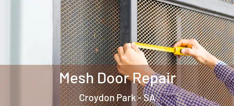 Mesh Door Repair Croydon Park - SA