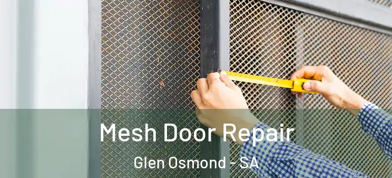 Mesh Door Repair Glen Osmond - SA