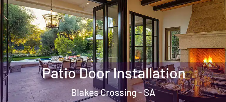 Patio Door Installation Blakes Crossing - SA