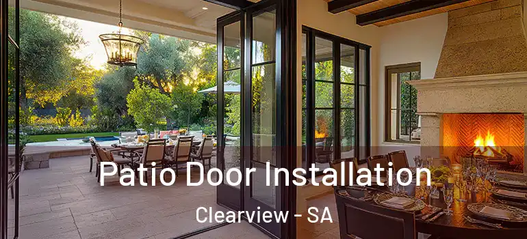 Patio Door Installation Clearview - SA