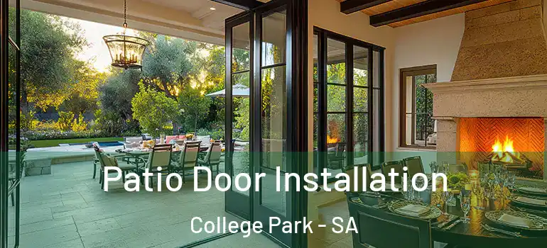  Patio Door Installation College Park - SA