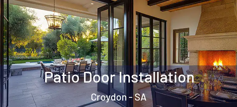  Patio Door Installation Croydon - SA