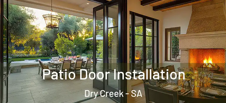 Patio Door Installation Dry Creek - SA