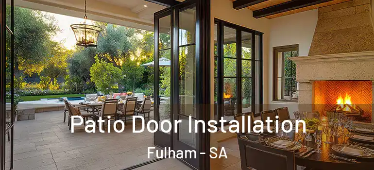 Patio Door Installation Fulham - SA