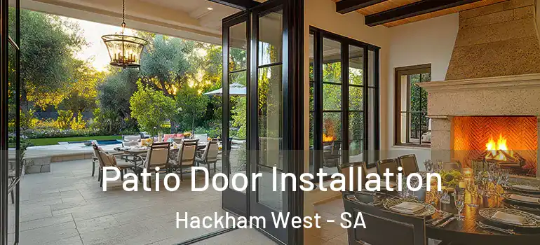 Patio Door Installation Hackham West - SA