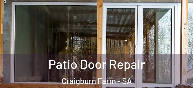 Patio Door Repair Craigburn Farm - SA