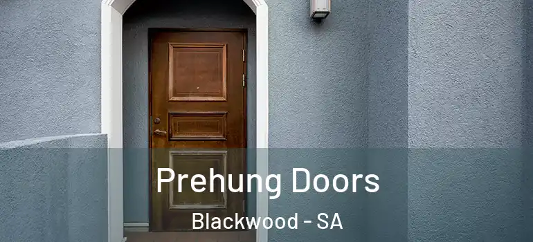 Prehung Doors Blackwood - SA