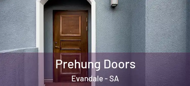 Prehung Doors Evandale - SA