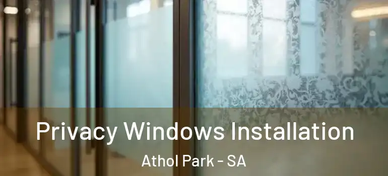  Privacy Windows Installation Athol Park - SA