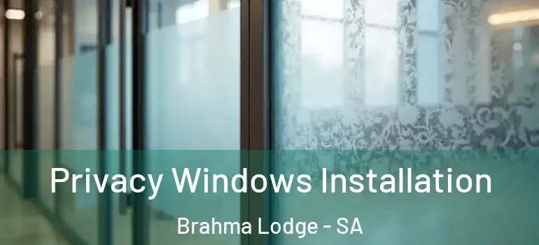  Privacy Windows Installation Brahma Lodge - SA