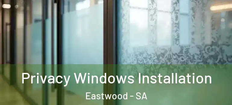  Privacy Windows Installation Eastwood - SA