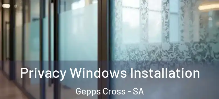  Privacy Windows Installation Gepps Cross - SA