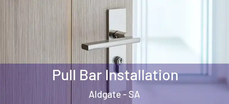  Pull Bar Installation Aldgate - SA