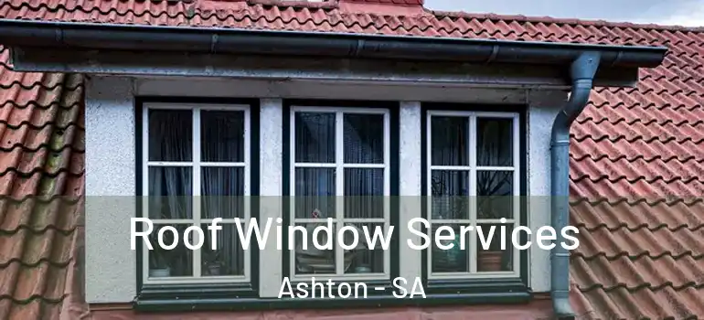 Roof Window Services Ashton - SA