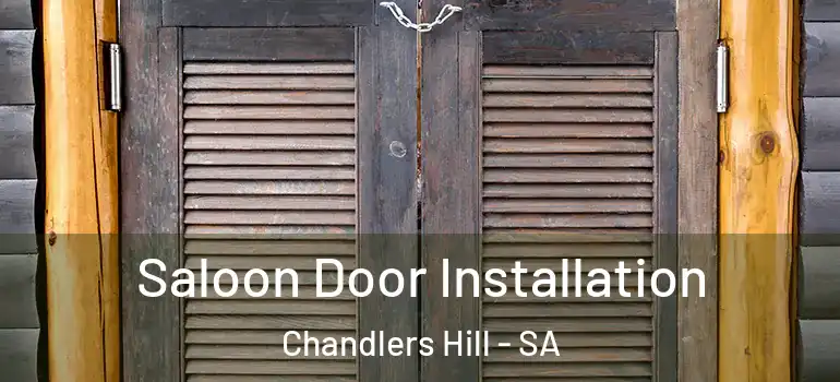 Saloon Door Installation Chandlers Hill - SA